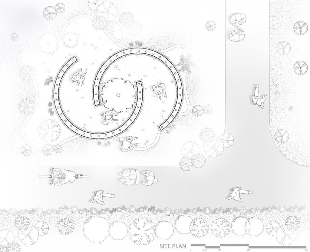 Erascape pavilion site plan